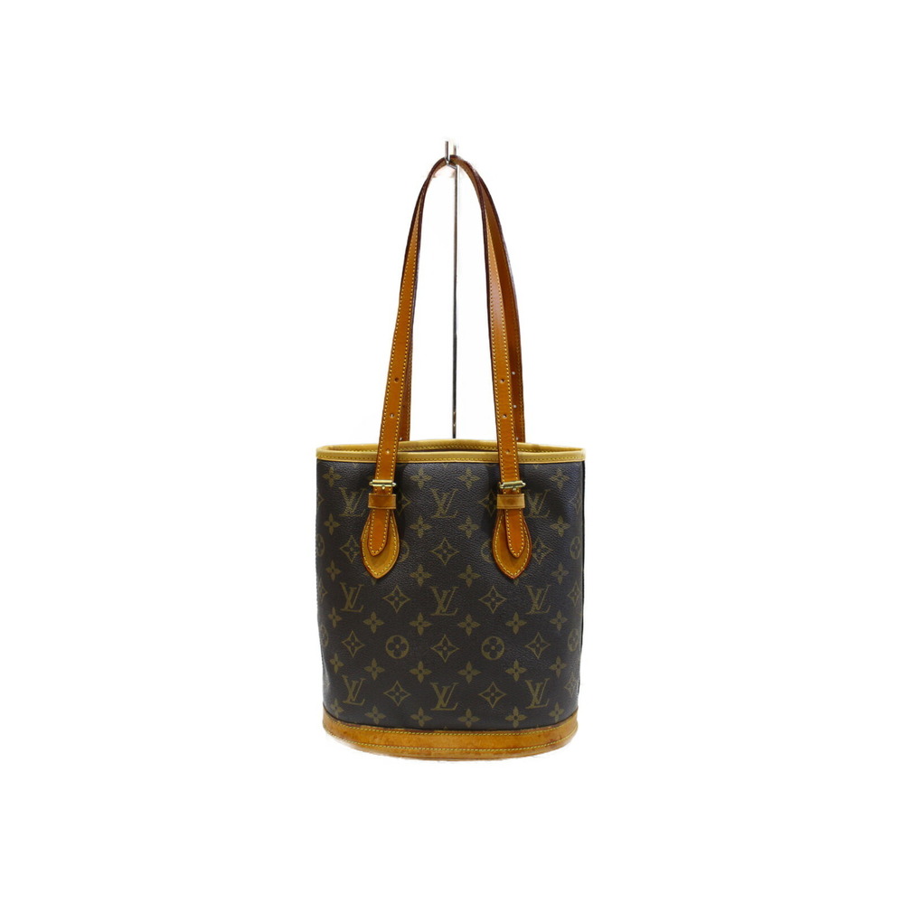 Louis Vuitton Bucket Monogram Brown Canvas LV Handbag Tote Bag
